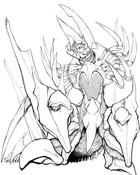 これは完成させるけどレギオンなんて二度と描かねぇ 