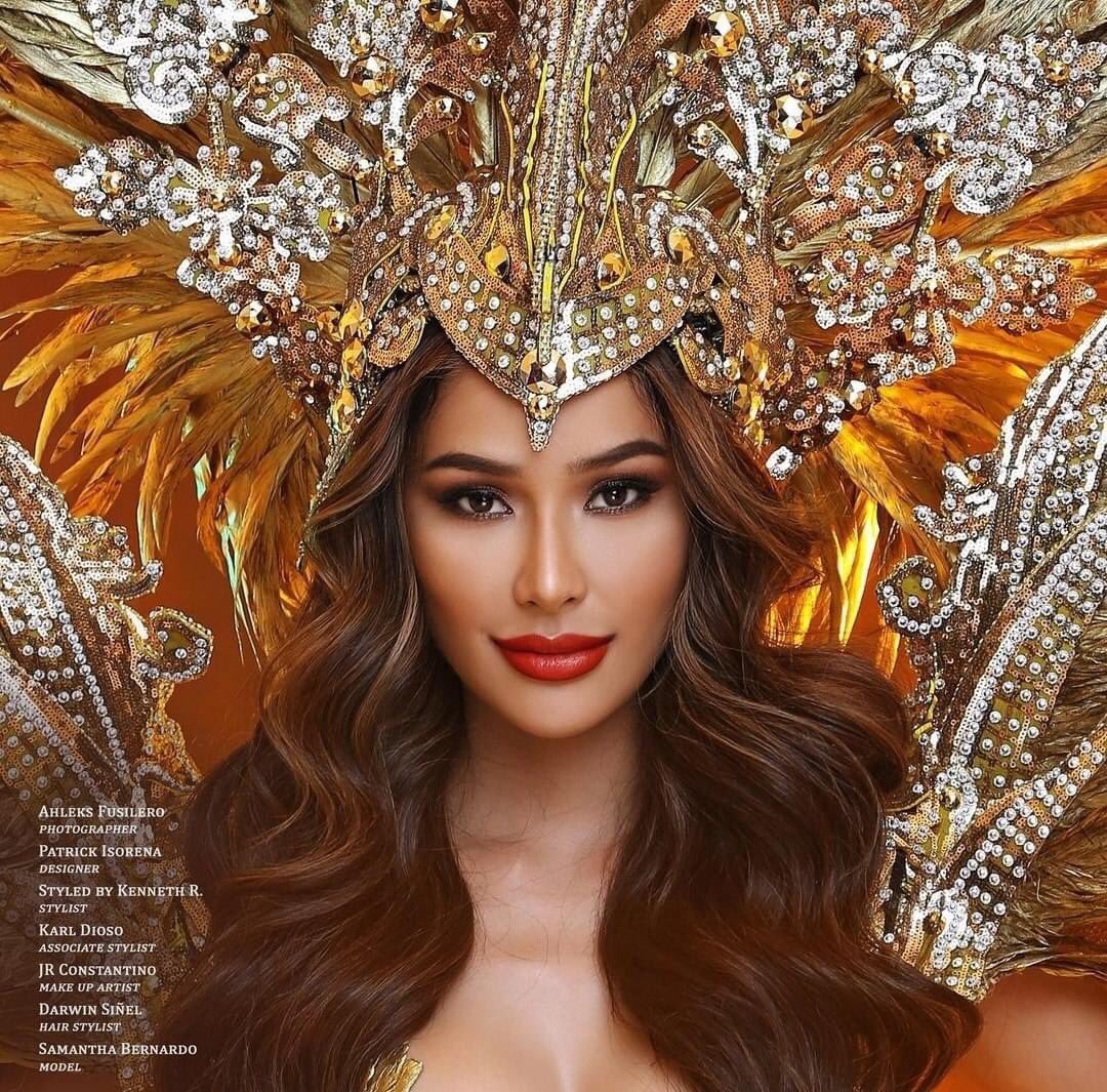 GoAndSeePH1's tweet photo. "AGILA"

The Costume was inspired  by our National Bird - The Philippine Eagle also known as the Monkey-Eating Eagle or Great Philippine Eagle.

Miss Grand Philippines - Emerald x Gold 

#SamanthaBernardo
#PhilippinesForMGI
#SAMthingGRAND https://t.co/oIBTPwfMNd