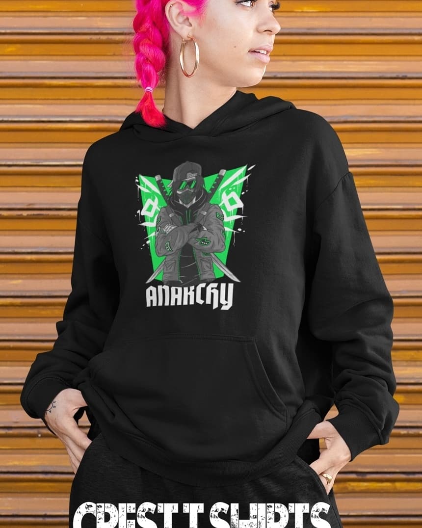 Printed Anarchy Hoodie male female £16.50. #Anarchy #hoodie #printedtshirts #prints #uk #personslised #localbusiness