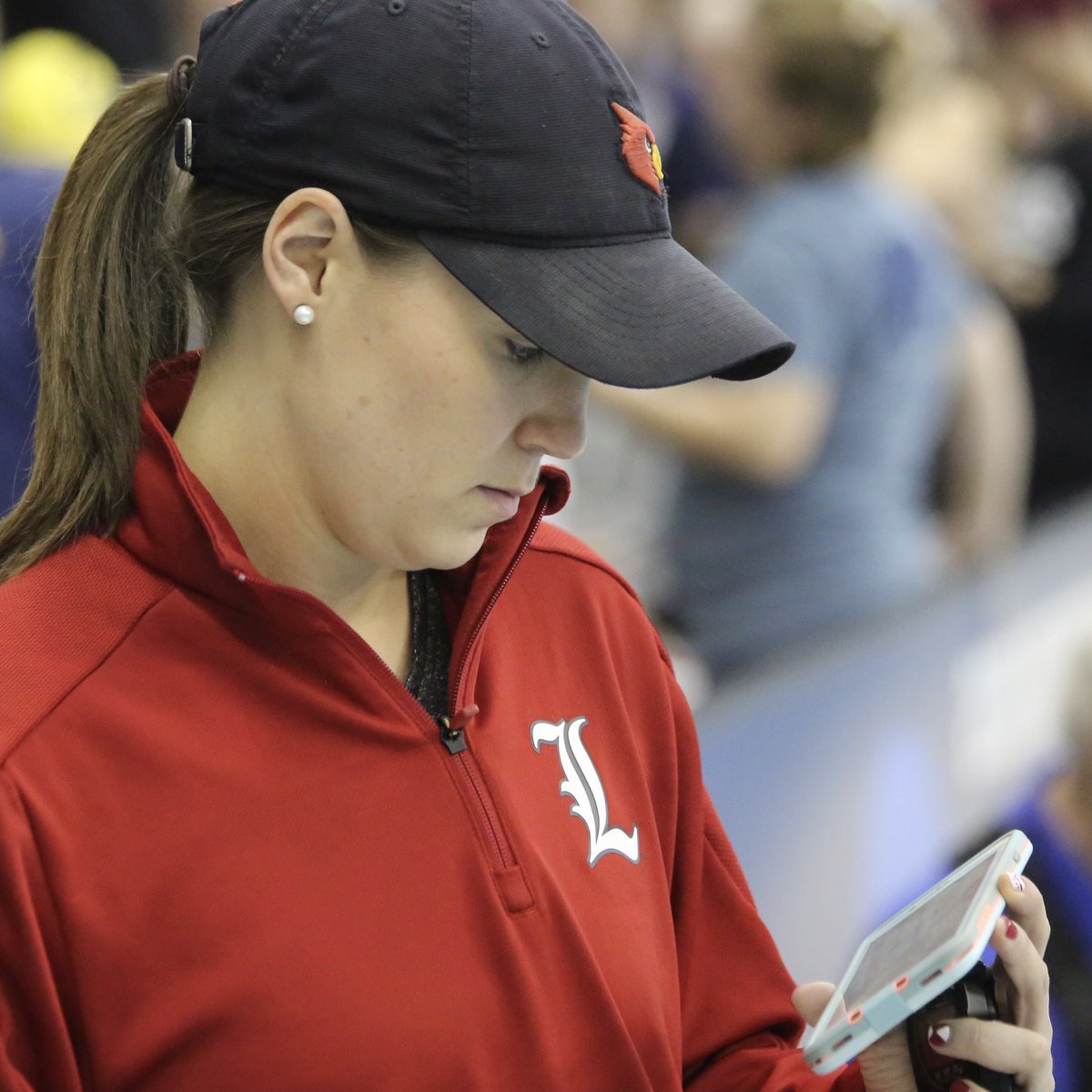 gearhart's tweet photo. The depth of coaching talent who happen to be women on deck at last week’s #NCAASwimDive championships was the best I’ve ever seen. These are just a few of the many and I hope we see many more both at this week’s #ncaamsd championships and as head coaches. #leadHERship #coaching https://t.co/pMRvlcQ3Kb
