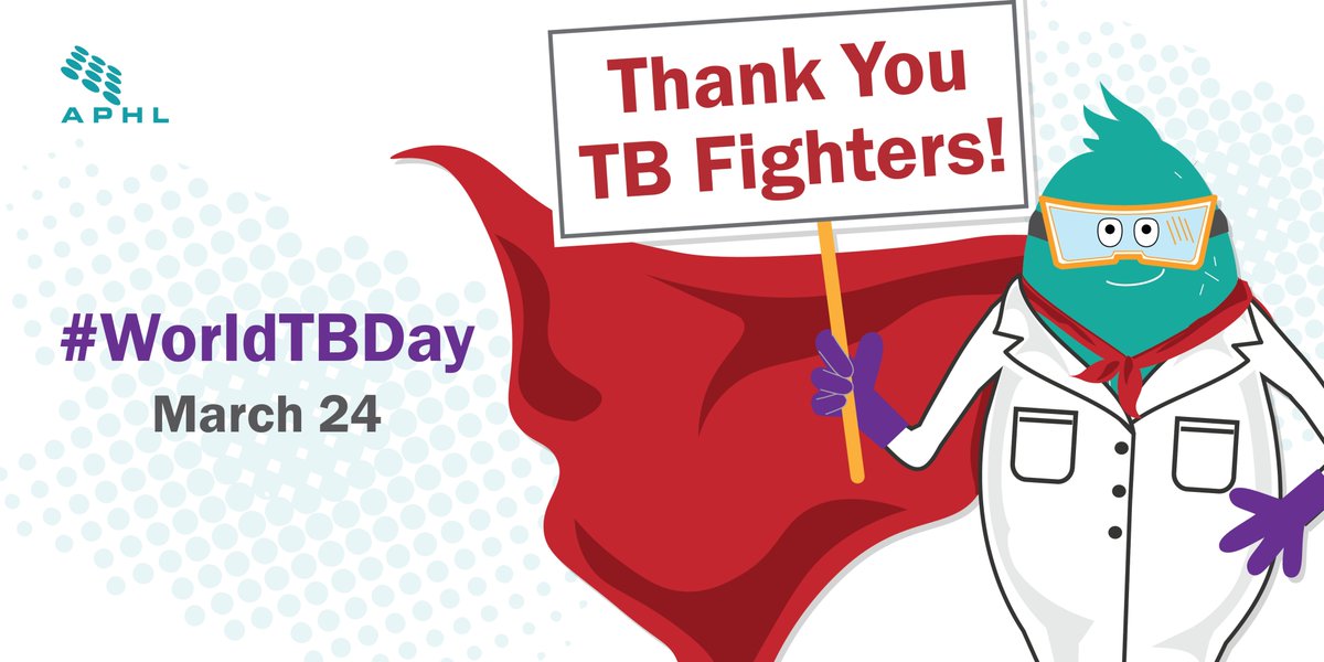 THANK YOU, public health lab scientists doing important work to ensure critical TB testing services are available for all patients suspected of and diagnosed with TB! This #WorldTBDay we honor you!
#WorldTBDay2021
#ThanksPHLabs