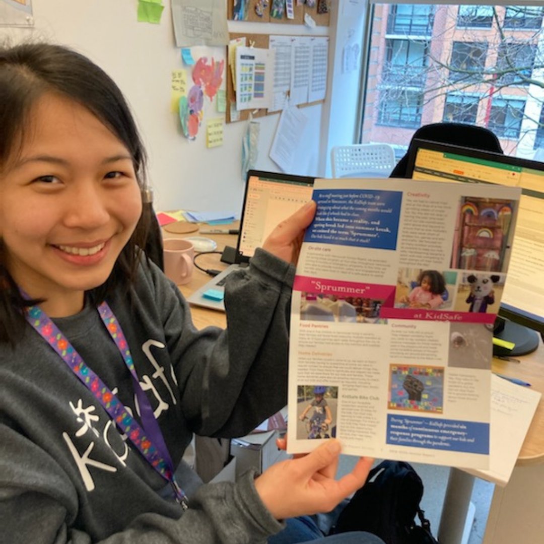 kidsafeproject's tweet image. An exceptional report for an exceptional year!

Thrilled to receive our glossy 2019-20 Annual Report fresh off the press - designed by Luna Designs &amp;amp; kindly printed by @Colour_Time 
What a year it has been for KidSafe . . .🌈😍⏳

#vancouver #community #givingback