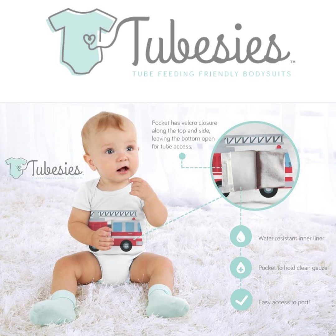 LaurieBerkner's tweet photo. My friend, Cecelia, created Tubesies Feeding Tube Friendly Bodysuits after working as a NICU nurse and seeing a need for easier access to a child's feeding tube port. They make amazing, adaptive onesies that are tube feeding friendly! 

Check them out at https://t.co/BKzPguk4WQ! https://t.co/qxuUDzBE5L