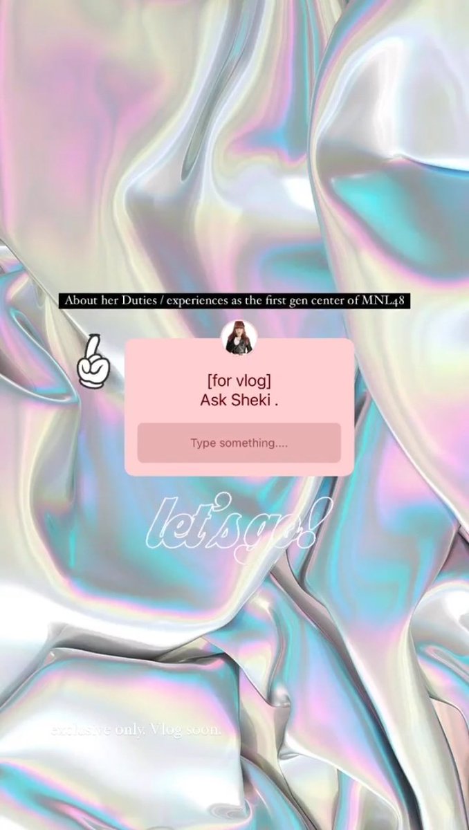 RepOfSaCrewra's tweet photo. For SheLice's vlog, send some questions on their IGS~ π€
πΈ: https://t.co/NszXwIiRM0
β: https://t.co/0WZQwr1zlP
#MNL48Sheki
#MNL48Alice
#SheLice https://t.co/dHC3t52lah