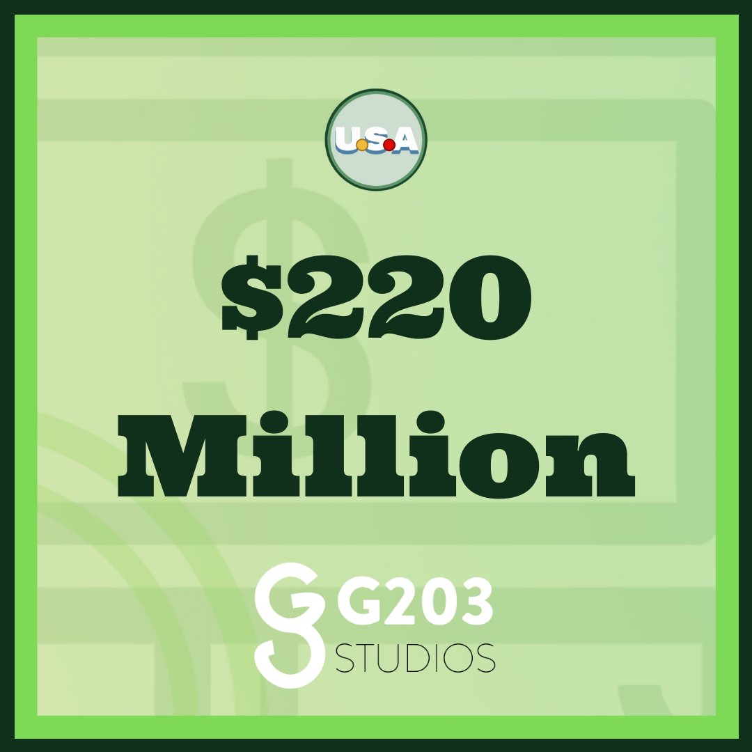 g203studios's tweet photo. $220 Million up for grabs in tonight's #Powerball #lotto 💰

Use our #USA #Lottery Results app to see if you have the winning #Powerball numbers! Available for #iOS at (https://t.co/kqoRV78SbX) and available for #Android at (https://t.co/mlOYJ0Pw1V) https://t.co/h8VrT1VnYa