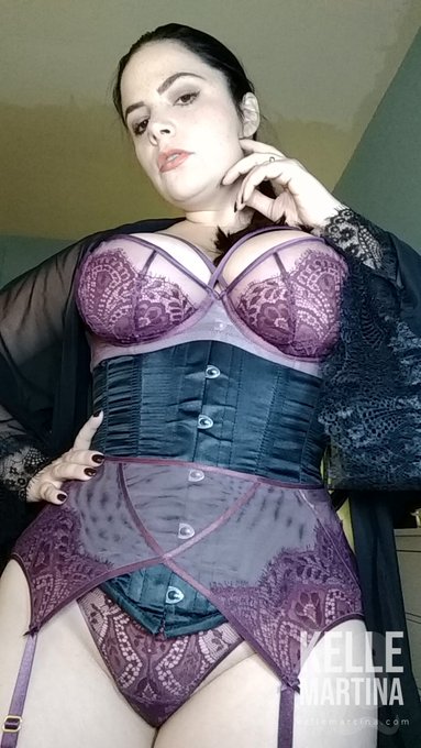 My favorite satin corset paired with Dita Von Teese lingerie 💜 https://t.co/VxjpeLBD3Y<a href="/tag/mistress"class="tags"><span>#mistress</span></a><a href="/tag/findomme"class="tags"><span>#findomme</span></a><a href="/tag/rtgames"class="tags"><span>#rtgames</span></a>