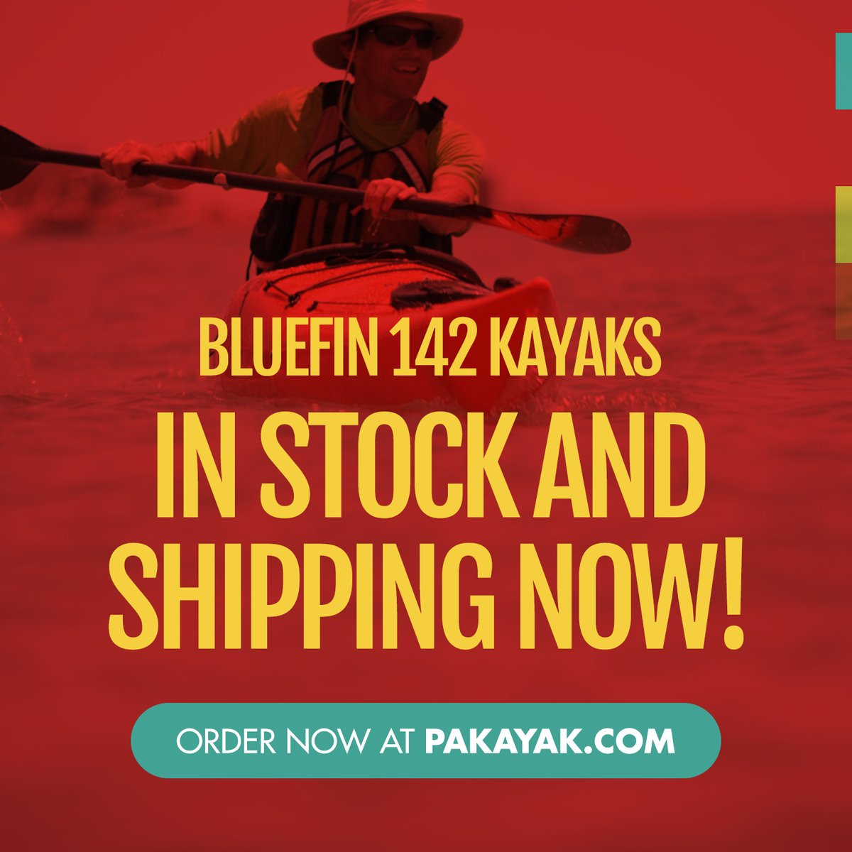 The wait is over! The ultimate kayak is finally in stock and ready to ship to your doorstep.

Order now at pakayak.com/shop/bluefin-1…

Take your adventure to the next level and order yours today for the earliest shipping right to your doorstep. No trip to the store required.