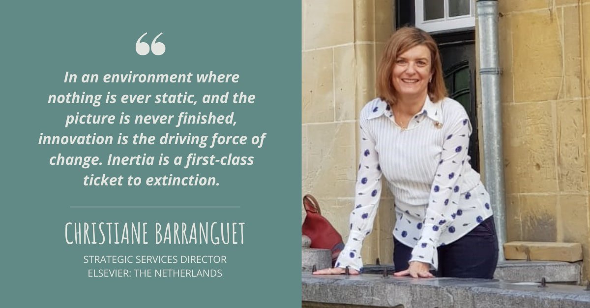 ElsevierConnect's tweet photo. Christiane Barranguet, Strategic Services Director at Elsevier, shares her unique perspective on how diversity of thought helps drive innovation. Read this immersive story featuring #WomenInTech from across @RELXHQ https://t.co/63wbE8q1IZ #RELXDiversity #ElsevierLife https://t.co/dRkzujtZqe