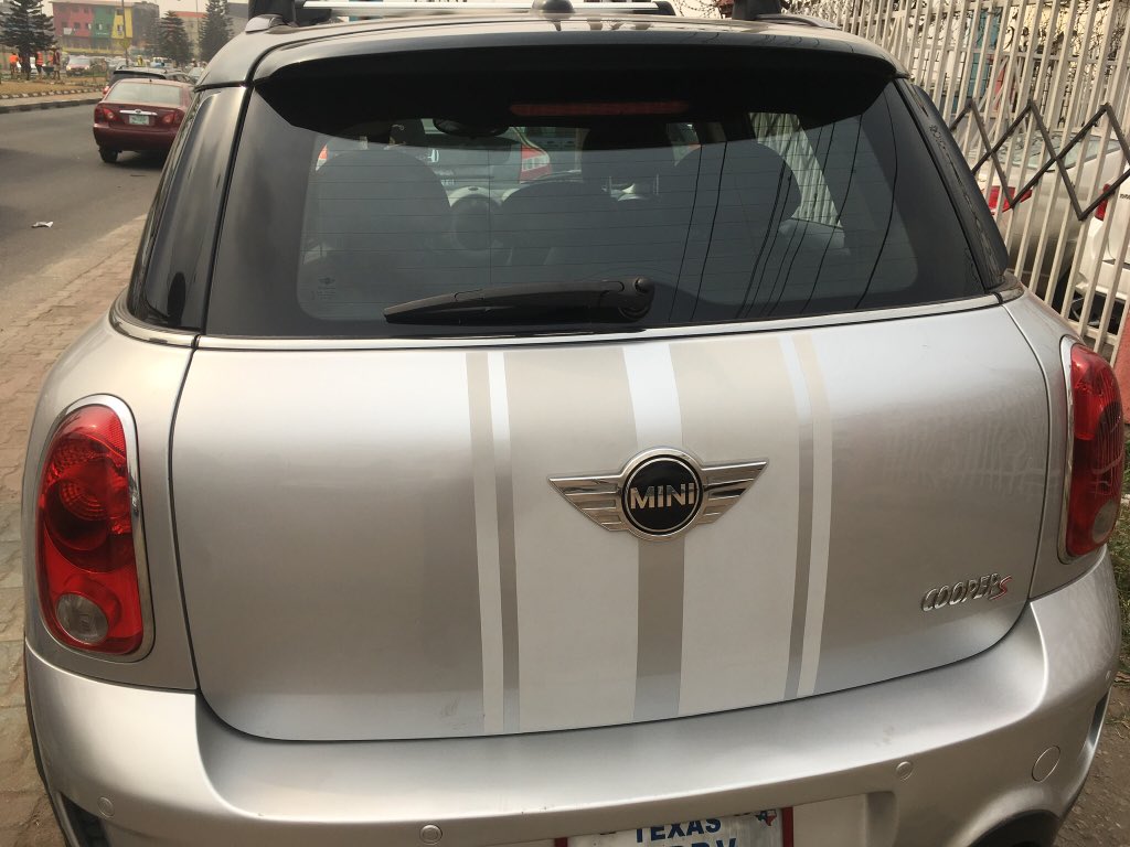 OrcbLimited's tweet image. Mini Cooper, 2012 model Tokunbo, price: 5.8m but negotiable, if interested call 08180910184