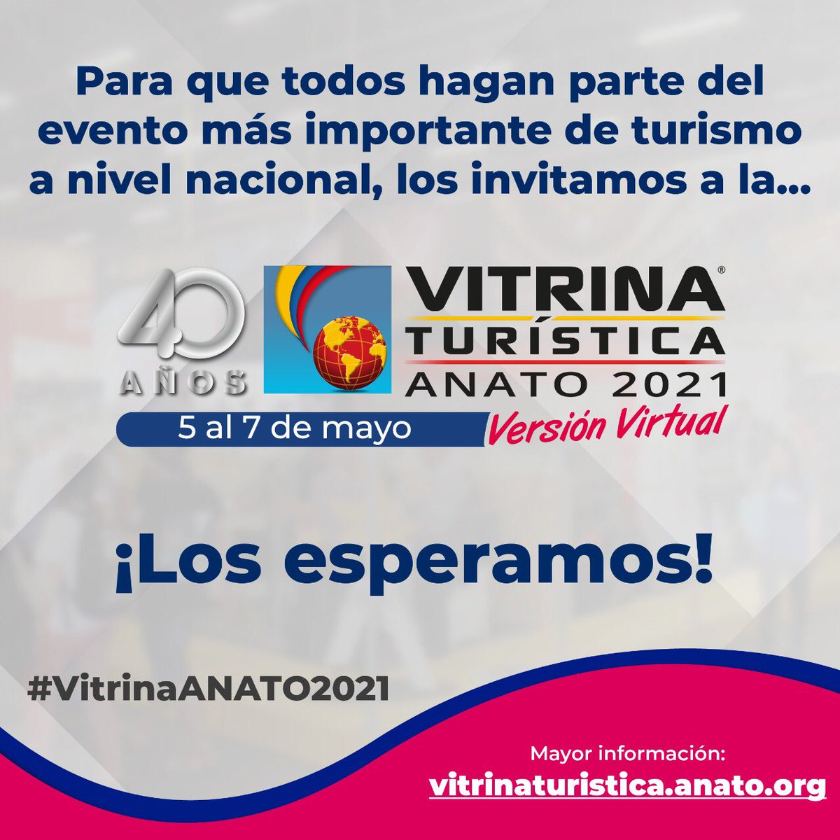 AnatoNacional's tweet photo. “Es la primera vez que realizamos de manera virtual nuestro evento, y sin duda es un reto, pero la tecnología siempre ha sido nuestra aliada y estamos seguros que lograremos el objetivo de la #VitrinaANATO2021”: @PaulaCortesC 
👉🏼 https://t.co/EFA3iV4pBS https://t.co/uaTrwhD3Rw