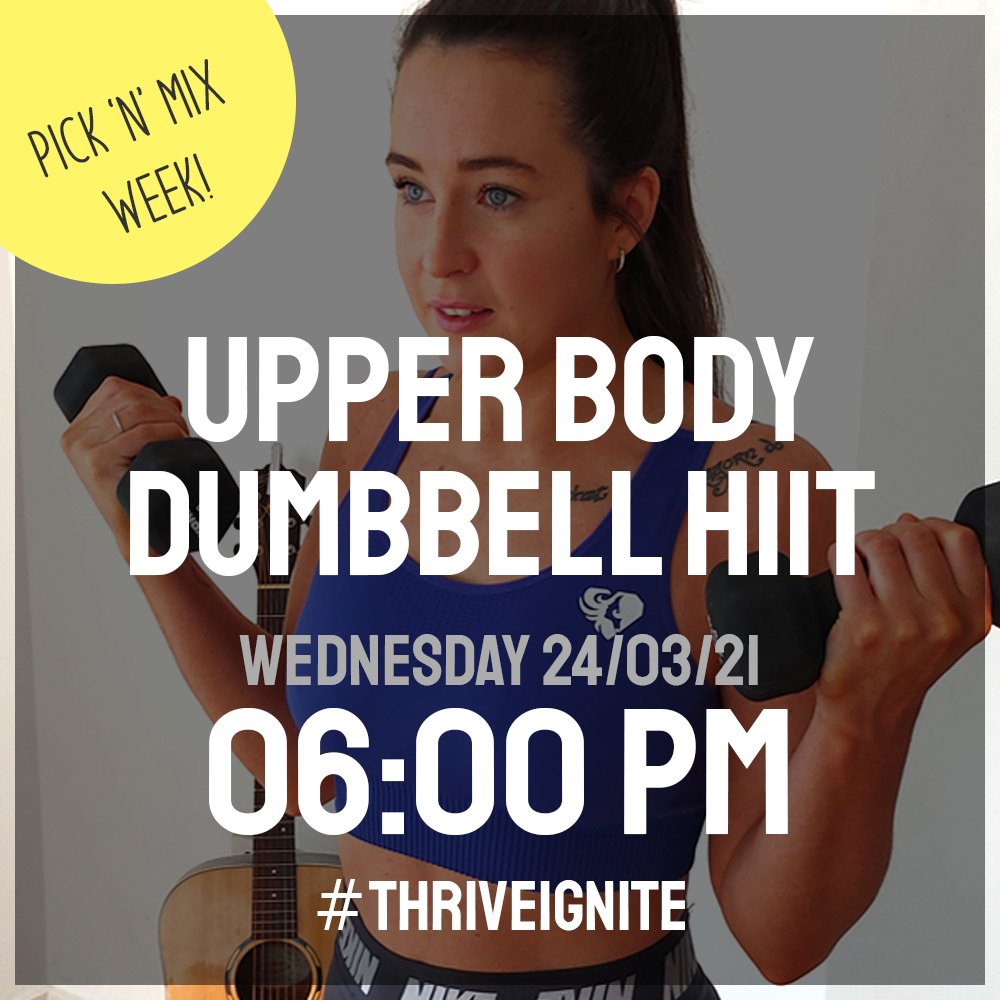 EmilyIgnite's tweet photo. Hosting an upper body dumbbell class tonight on my Instagram! 

If you're keen to get involved, just give me a shout and you can join for free ☺. 

All abilities welcome! Ideal weights are 1-2 kg, so even water bottles will do in a pinch ❤. 

#weightsworkout #homeworkout https://t.co/u7o14PKbsC