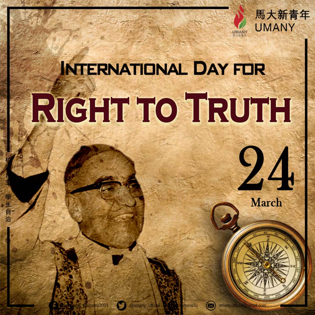 umany_official's tweet image. International Day For Right To Truth

#CampusDemocracy
#StudentAutonomy
#UMANY