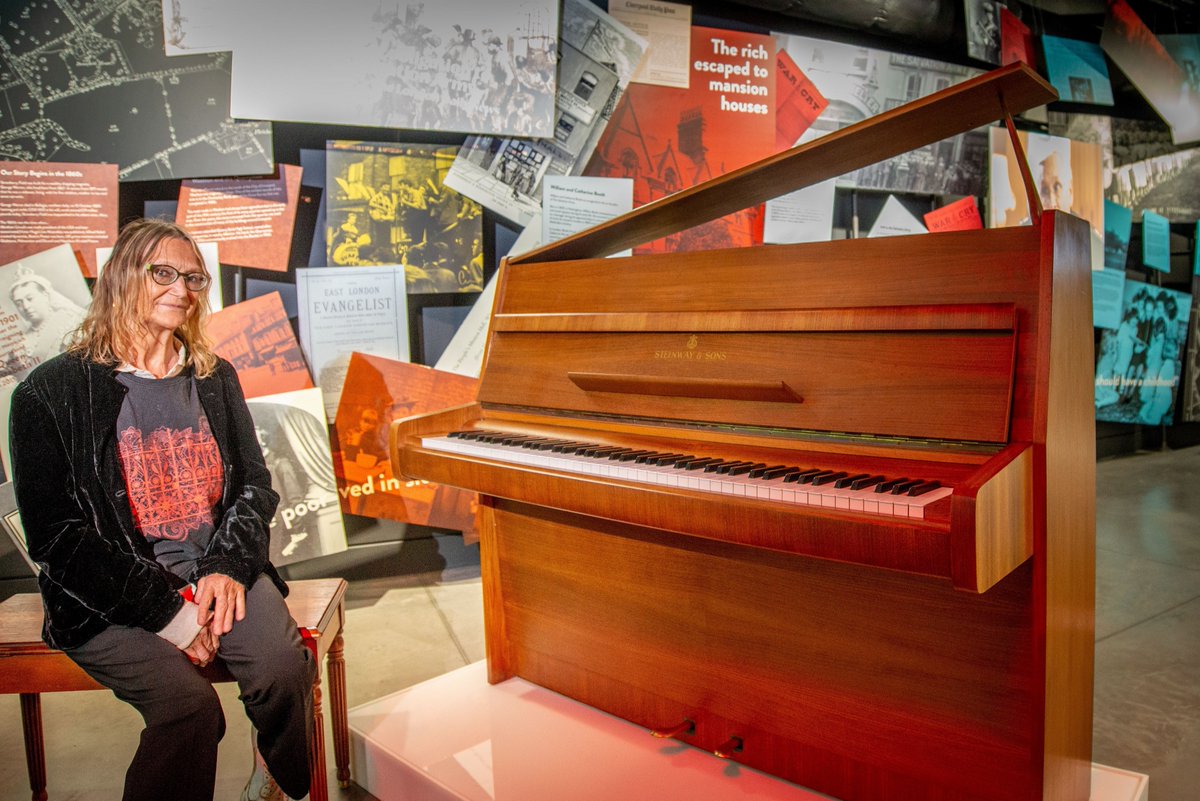 strawberryfield's tweet photo. We can’t wait to welcome visitors back to Strawberry Field. The current star of our exhibition is John Lennon’s very own piano, used to write and record the iconic song ‘Imagine’. Tickets are now available to pre-book. https://t.co/QvomsPyALs #TheBeatles #JohnLennon https://t.co/UUS9ciPb9r