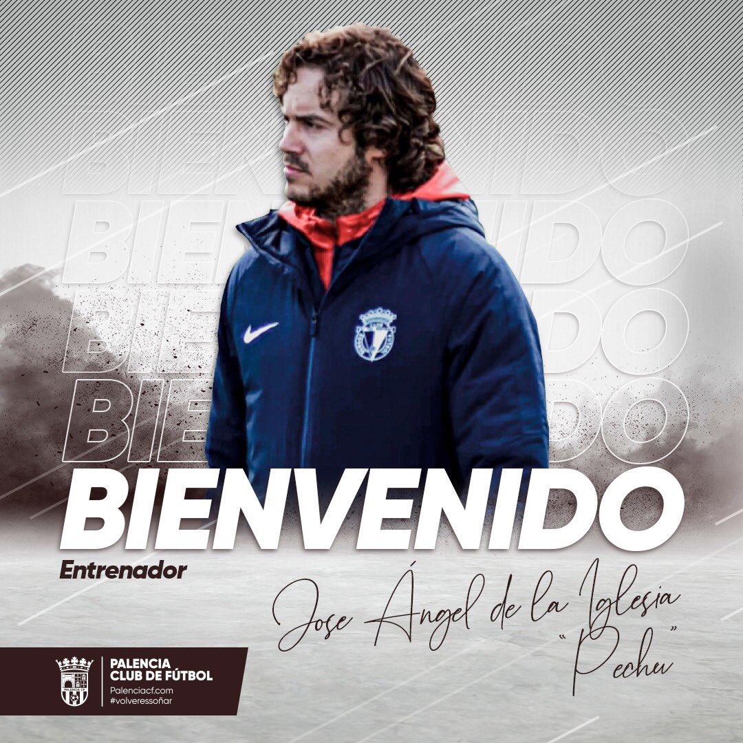 NUEVO ENTRENADOR🟣🟣 José Ángel de la Iglesia “PECHU” <a href="/angelito612/">Pechu85</a> dirigirá al equipo junto a su cuerpo técnico: Jonatan Muñoz Mayor (2n Entrenador), Iván Sagredo Manzanedo (entrenador de porteros) y José Antonio (ayudante). 

Mucha Suerte y a por el objetivo 🟣🟣🟣 #palenciacf