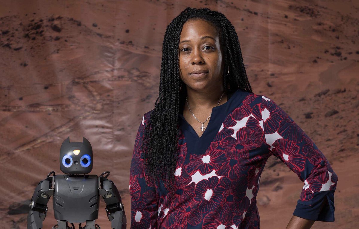 Our #WHM2021 feature today is Roboticist Dr. Ayanna Howard.

An Electrical Engineer by training, Dr. Howard is the author of the book Science, Race, and Robots, & has recently been appointed Dean of the College of Engineering at the Ohio State University.  #AdmireHer #BlackInAI