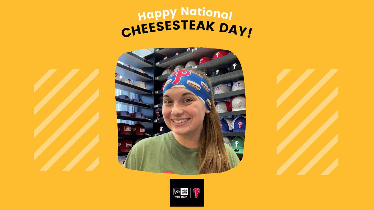 philliesNEstore's tweet photo. Happy National Cheesesteak Day!  You can get your Tony Luke's at CBP, but who else is your favorite?! We love them so much we even carry this @banibands headband! https://t.co/XPP1xZWoH6