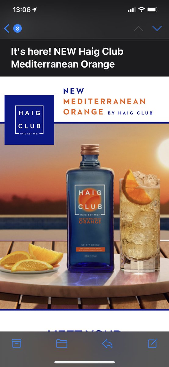 No @HaigClub, this is not okay. #whisky #orangewhisky