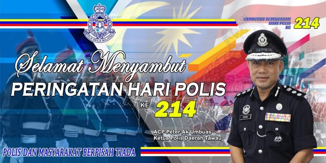 Banner Selamat Hari Raya Polis