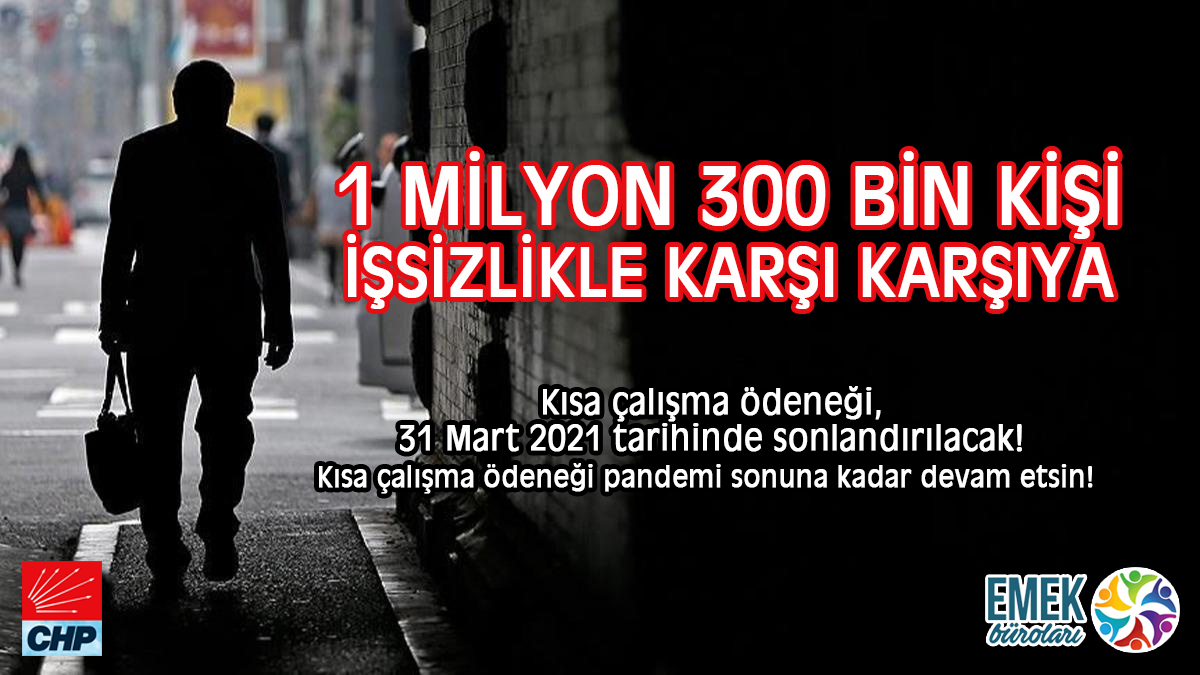 veliagbaba's tweet image. 1,3 milyon kişi işsizlikle karşı karşıya!

Erdoğan, salgın döneminde başlatılan kısa çalışma ödeneği uygulamasının Mart ayı sonunda sonlandırılacağını açıkladı.

Henüz hiçbir şey normalleşmemişken, #KısaÇalışmaÖdeneği&apos;nin sonlandırılması kitlesel işsizliğe neden olacak!++