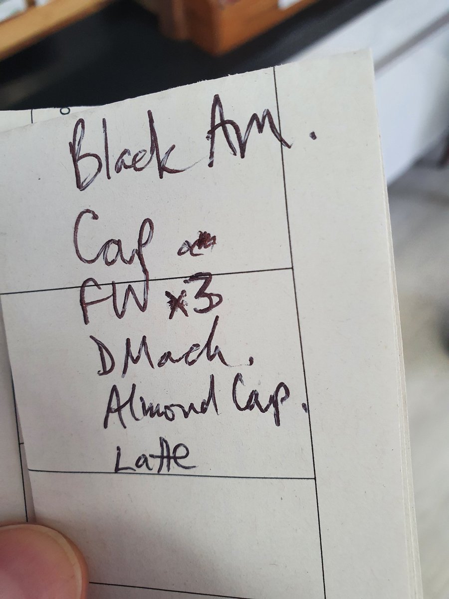 DrAlanWatson's tweet image. Midweek coffee and cake.
Knowledge of local patisserie shops is a critical aspect of our medical training programme.
Almond milk making a return, I see. #notjudging
@Rinkoffbakery