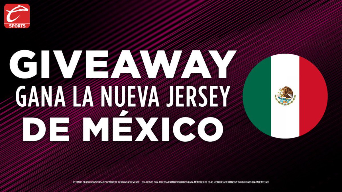 calientesports's tweet image. 🚨GIVEAWAY MUY MEXICANO 🚨
 
¡GANA EL NUEVO JERSEY DEL TRI 🇲🇽🔥⚽!
 
1️⃣ Dale RT y ❤️
2️⃣ Ingresa a este LINK y sigue las instrucciones en la descripción: youtu.be/Q5V0nc78lV4 🔥
 
¡Se rifarán 8 JERSEYS entre los que participen! 📲
 
#MásAcciónMásDiversión #ApuestaPorMéxico