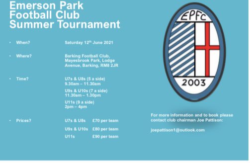 Emerson Park FC tweet media