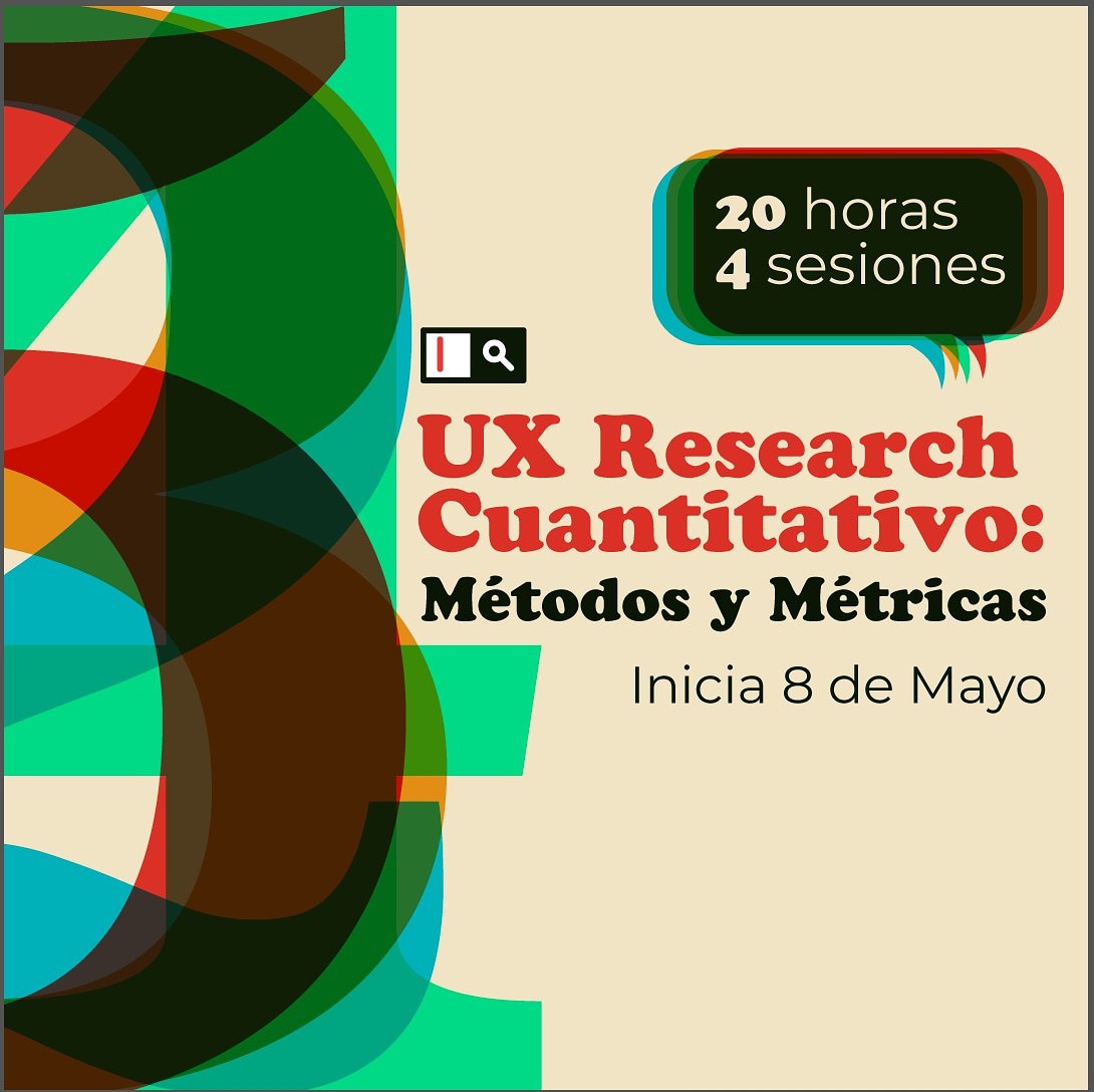 uxrmx's tweet photo. Nuevo curso #UXResearch Cuantitativo 👌🏽
Impartido por mi colega y amigo @OmarCalls 
Info en bio 🎫✨
Este curso va a VOLAR 👯‍♀️ https://t.co/rTtkoP1OXc