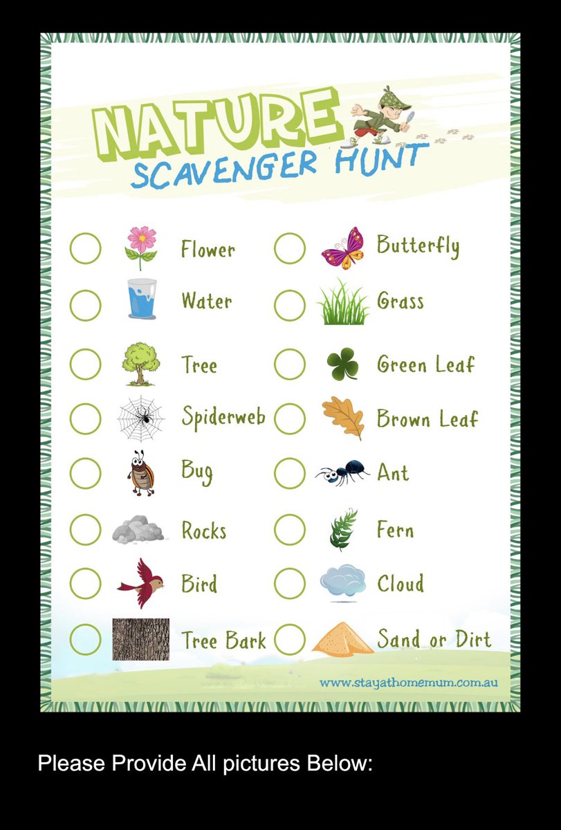 CesarBlacido1's tweet photo. It��a Nature Scavenger Hunt time! This week we are going outside an exploring nature. Looking forward to seeing all the things students find! @RSDsmithschool @CurriculumRSD https://t.co/IWnRk2qQMl