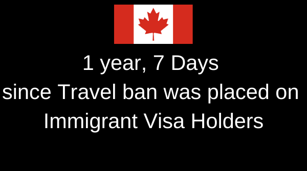 It has been 1year, 7days since the government of banned approved immigrants from landing. The current travel exemption needs to cover all valid COPR holders not just a select few. It's unfair <a href="/marcomendicino/">Hon. Marco Mendicino</a> <a href="/SalmaZahid15/">Salma Zahid</a> <a href="/jasrajshallan/">Jasraj Singh Hallan 🇨🇦</a> <a href="/PattyHajdu/">Patty Hajdu</a> @CPHO 
#Free_COPR_Post_March18