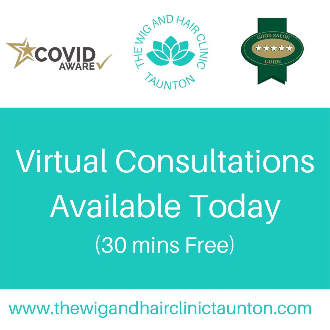 Wig_Hair_Clinic's tweet photo. Book you free virtual consultation today, don’t suffer in silence we are here to help you with all your hair and scalp conditions.
#HairLoss #Alopecia #chemotherapy #thinhair #wigfitting https://t.co/vb4pB8iP3d