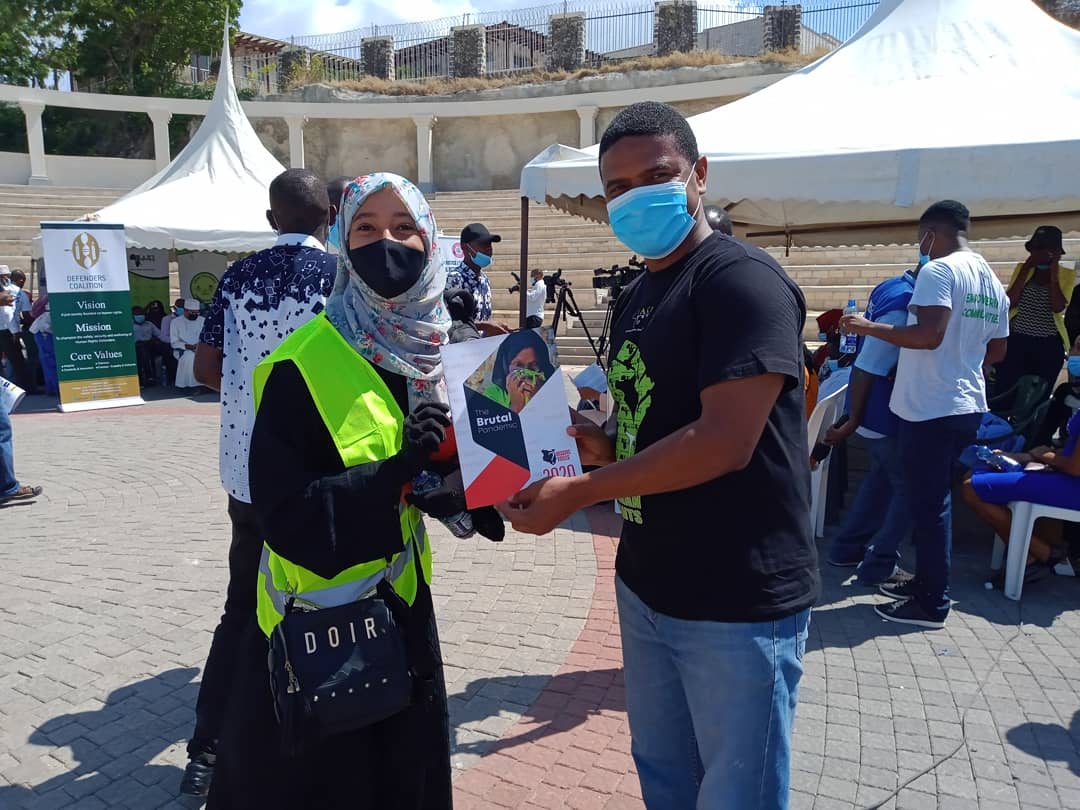 S4JMombasa's tweet photo. S4J took part in the launching of The Brutal Pandemic as Missing Voices' 2020 Annual Report. This is a project aimed at ending police killings and enforced disappearances in Kenya. #missingvoices #thebrutalpandemic #report2020 @amnesty_kenya @ijmkenya @pimesoamerica https://t.co/JsRs7tGSGZ