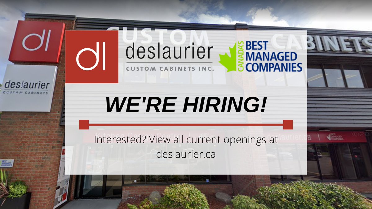 Deslaurier is #hiring! 📢

Check out our #Ottawa and #Renfrew openings at: hubs.la/H0JQQcM0