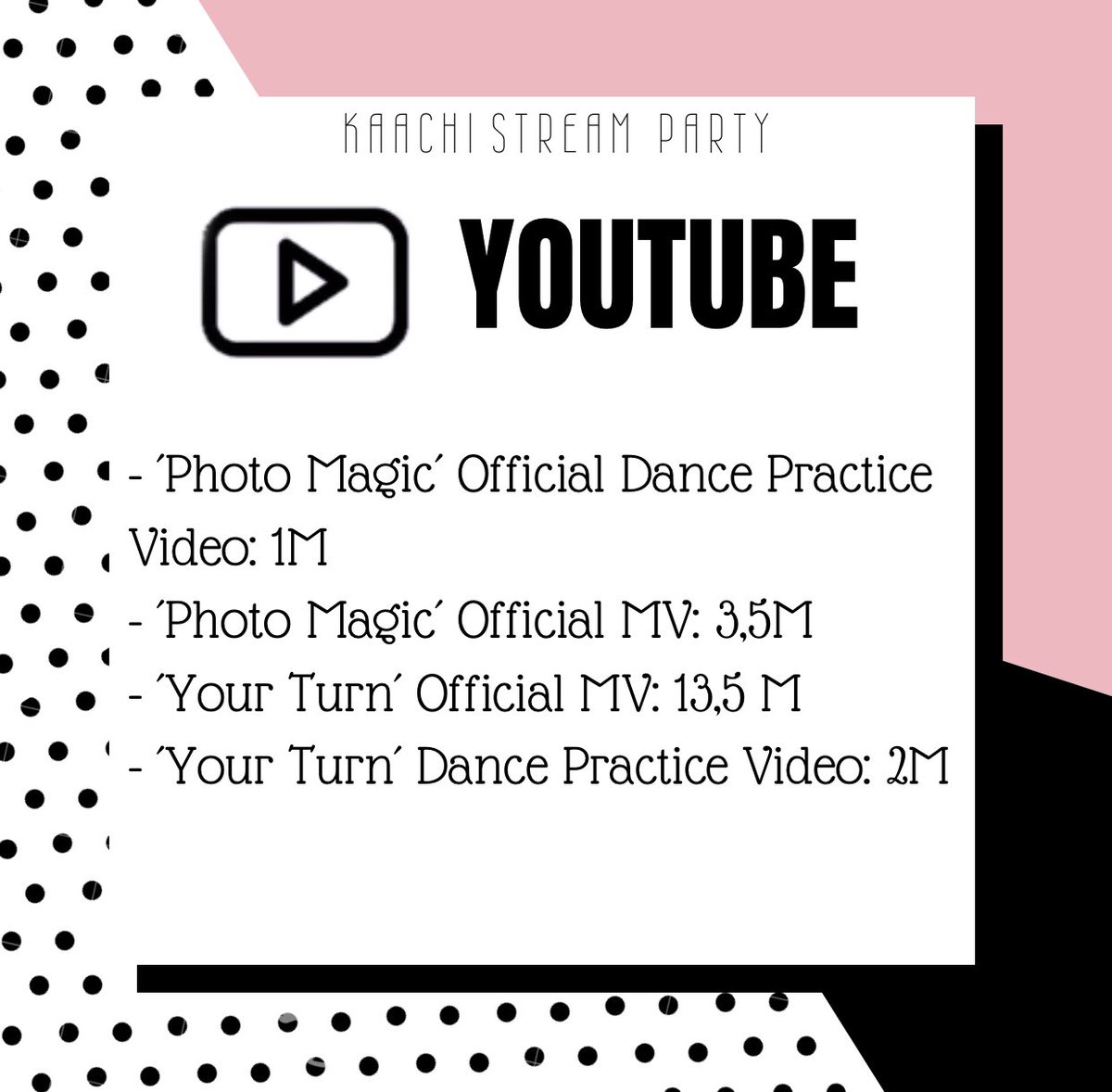 Kaachi_Colombia's tweet photo. [#Anniversary_Proyect]
Hola UNI-K!
Aquí les traemos el Stream Party para el Aniversario de KAACHI✨

*No olviden que pueden tomar captura a su Stream y publicarlo en sus Redes Sociales junto al hashtag #StreamPartyForKaachi ❤️

1/3 https://t.co/EEfar1Q02T