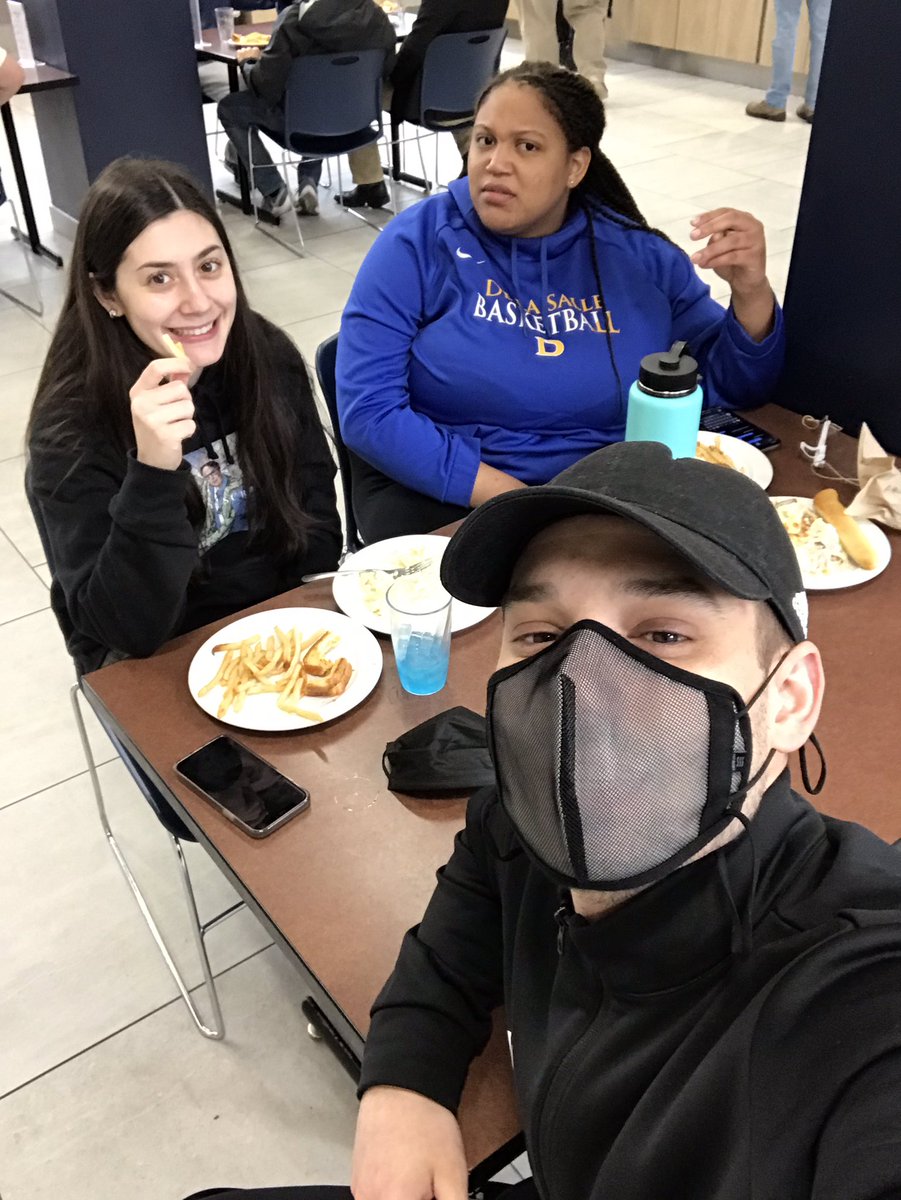 Coach_Brunner's tweet photo. They all seemed so happy to see me in the caf today! #LunchSquad 😁✌🏽 https://t.co/SmEnsSahts