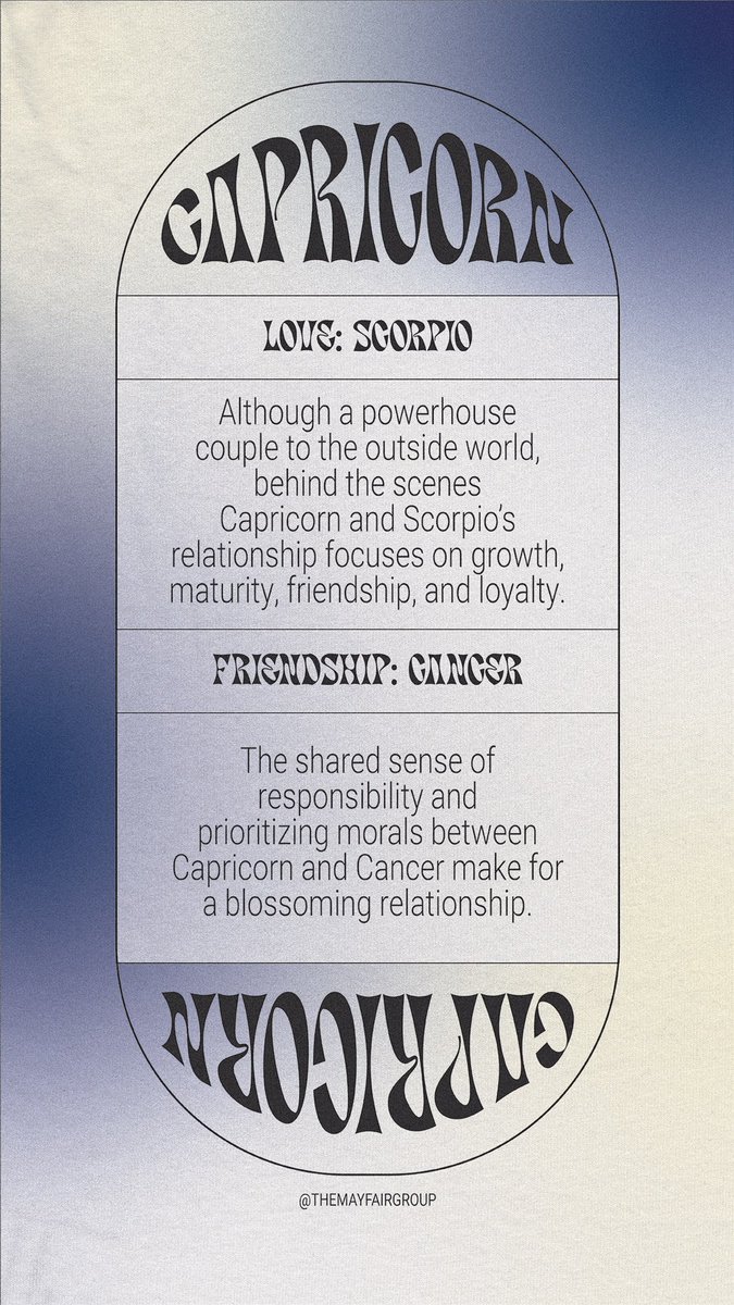 themayfairgroup's tweet photo. Earth Signs https://t.co/PFamJ4fpUY