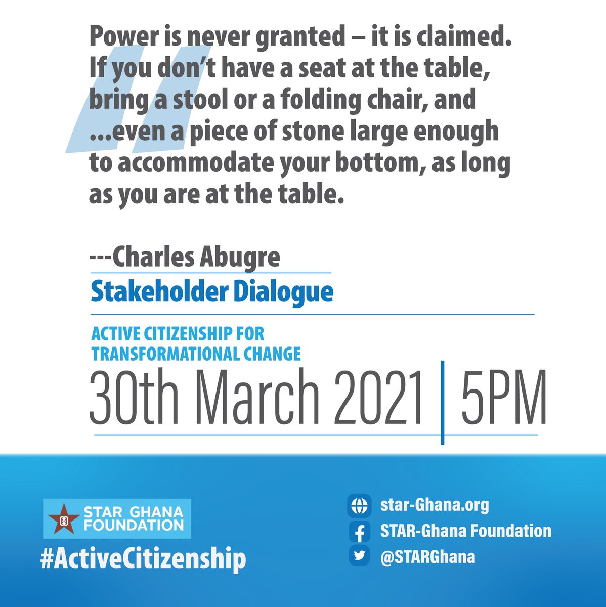 Charles Abugre has said it all. Simply electing some individuals to represent our interests is not enough, we have to call in, write, attend Assembly meetings when they are called or even protest online and offline, and make sure our concerns are addressed in the decision making.