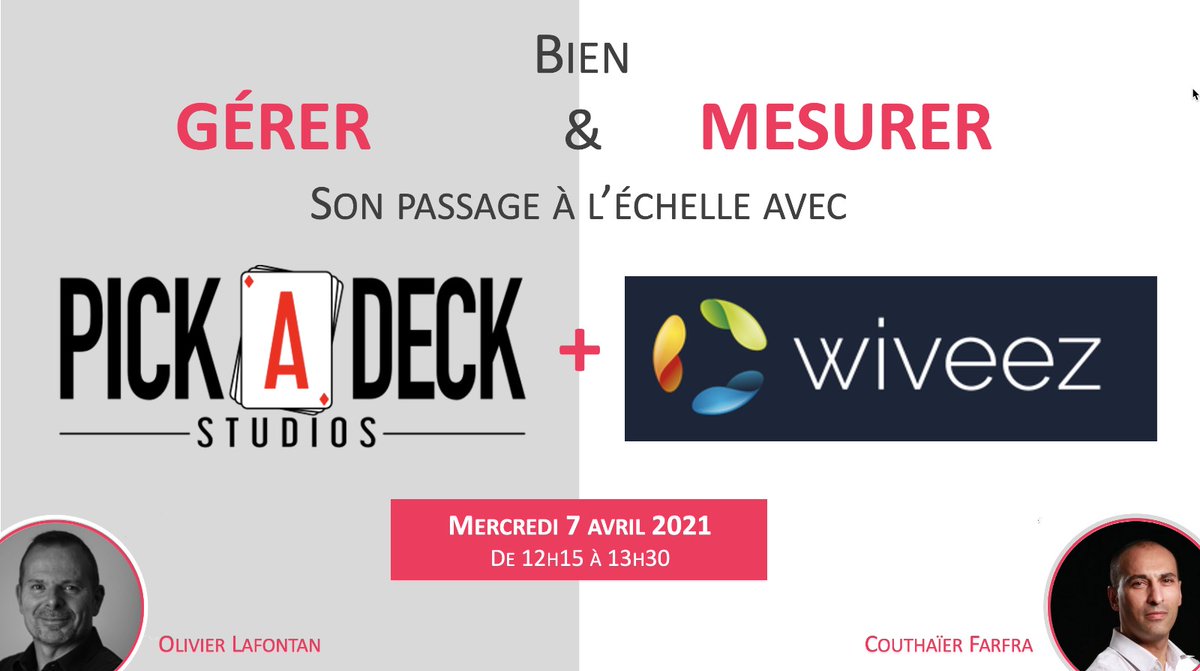 AgileEnSeine's tweet photo. Le 7/4/21 meetup @AgileEnSeine "Gérer et mesurer son passage à l’agilité à l’échelle avec Pick A Deck et Wiveez", par @farfrac et @OlivierLafontan
https://t.co/S1ggO1PSBd
#agile #scaleagile #kpi #indicateurs #performance #mesures https://t.co/knXIFWsyU5