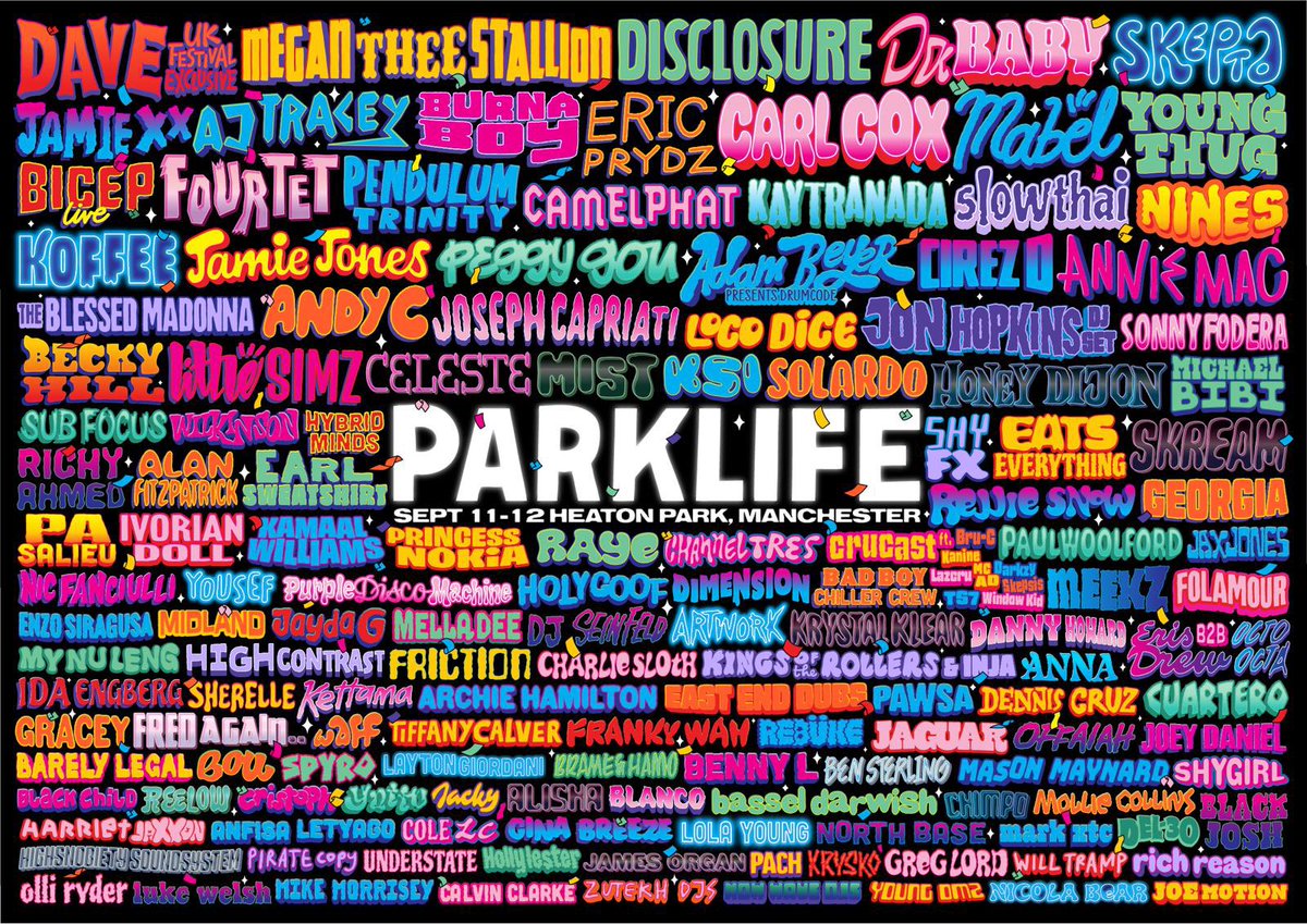 Parklifefest's tweet photo. So who’s excited 💙 https://t.co/djsrfLto5S