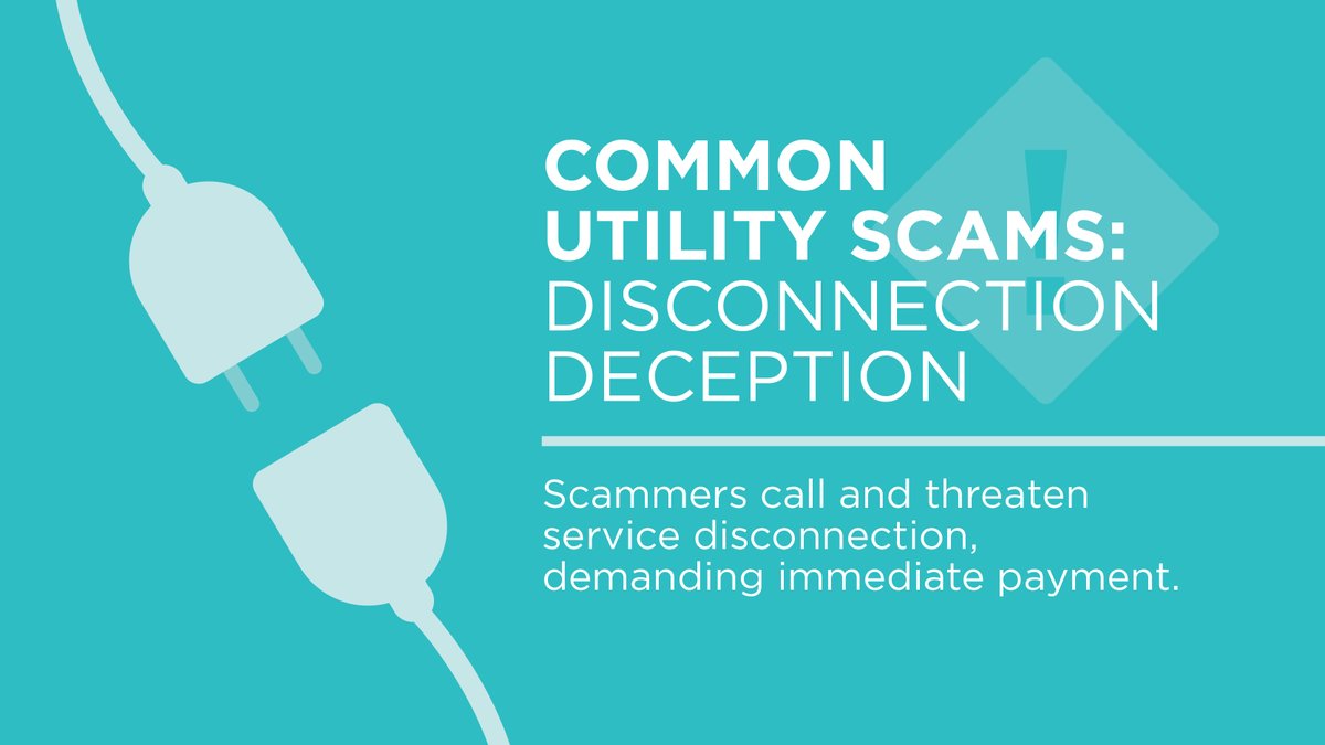 Scam Alert! Demands for immediate payment over the phone are scams. If you have a past-due balance, SCEC will contact you multiple times and recommend payment options before disconnecting service. Give us a call at if you have questions about your account. #StopScams