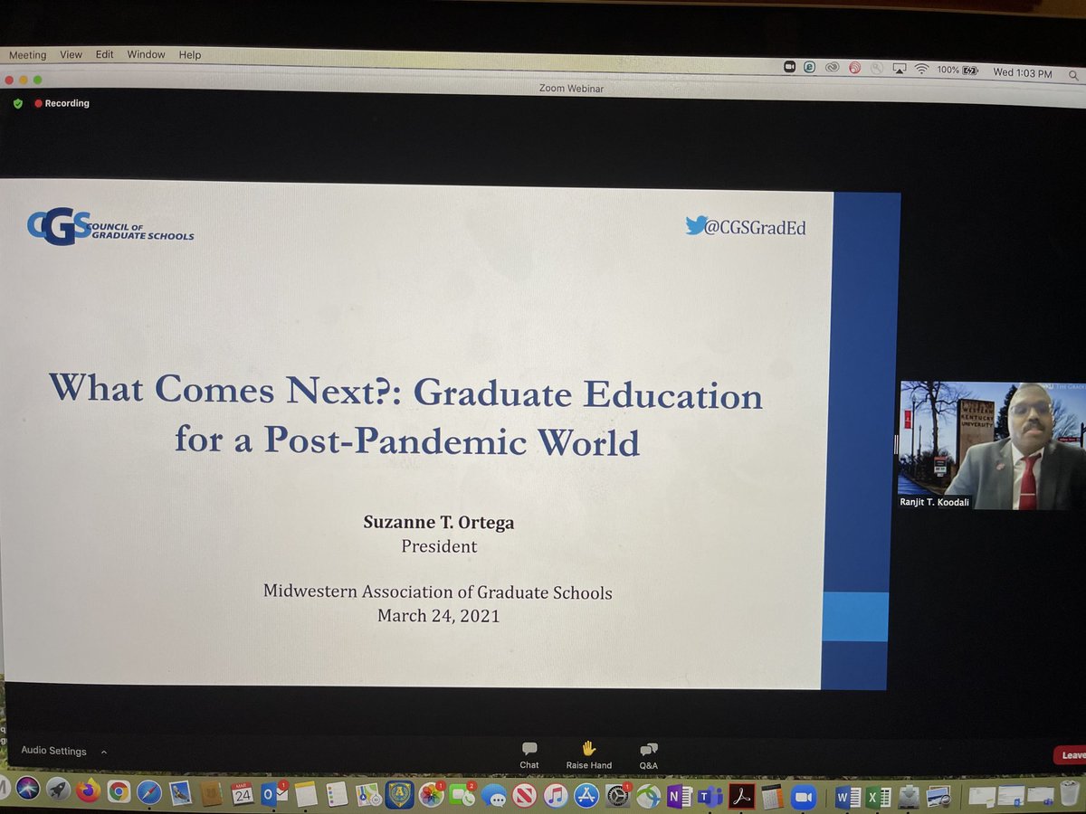 DrLisaKarch's tweet photo. ✨Excited to learn from colleagues at the 77th Annual Meeting of the Midwestern Association of Graduate Schools! Grateful for Suzanne Ortega, President of @CGSGradEd and her leadership! #GradEducation @MidwestGradEd https://t.co/Cm1Q1VKHEn