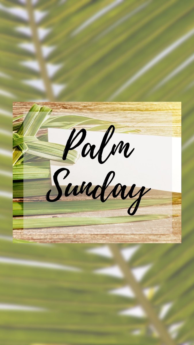 sjtulsa's tweet photo. Palm Sunday is this Sunday, March 28! 🌿 Join us virtually as we begin Holy Week at 10am on Facebook or https://t.co/lcQ44mL0ZC. https://t.co/amecoAWzpd