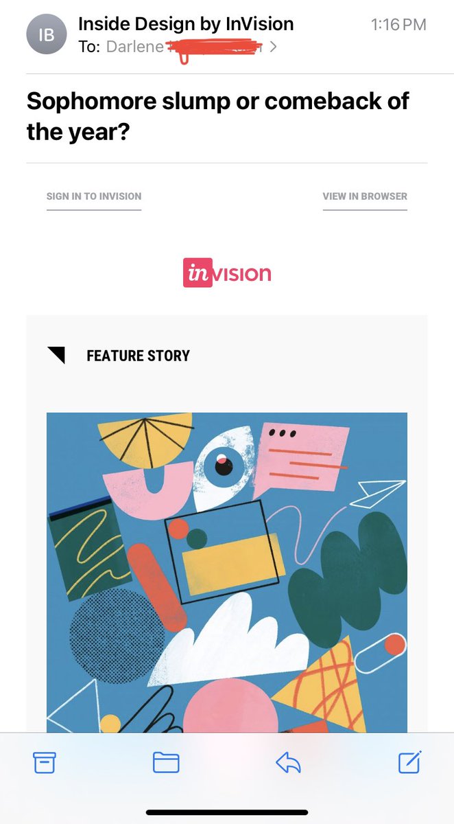 MsDarleneK's tweet photo. Props to the marketer at @InVisionApp who decided to use a @falloutboy song as their email title 😂 #WaybackWednesday https://t.co/AozTXid0NV