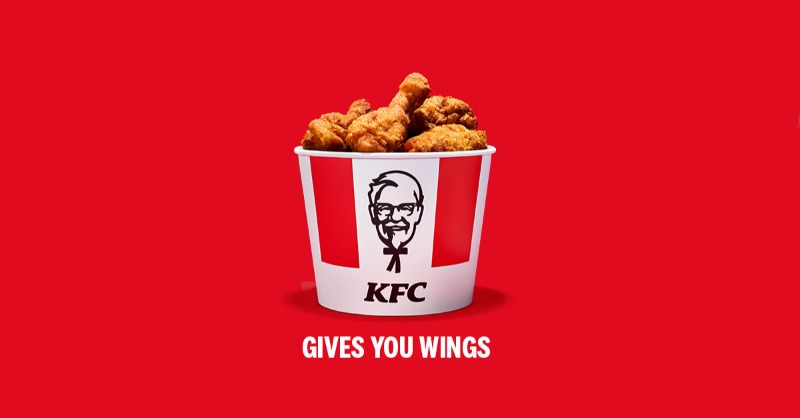 kfc_canada's tweet photo. Our normal slogan should be back soon. But in the meantime, we're trying on some others for size. We can't argue with this one @RedBullCanada #UntilWeCanFingerLickAgain https://t.co/bjsyn4cAPo