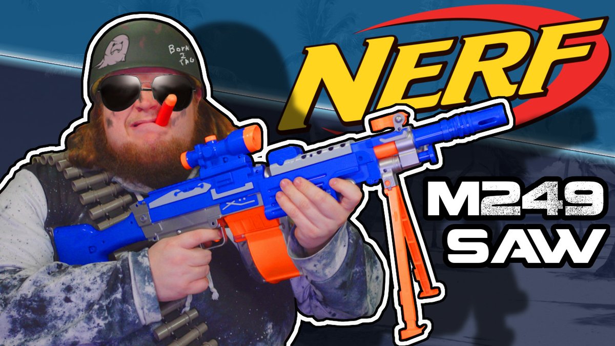 This might be our Magnum Opus. Lucha and I have peaked at this point. 

The NERF M249 SAW Is REAL?! youtu.be/9cmiZxA8Yis via <a href="/YouTube/">YouTube</a>