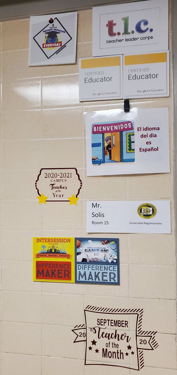 Found this new sticker outside my classroom today!