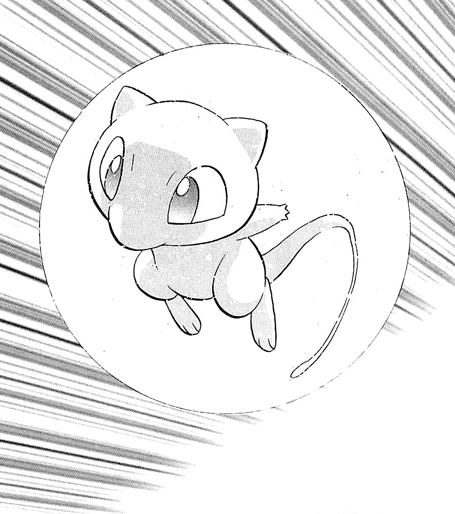 pokemon mew coloring pages