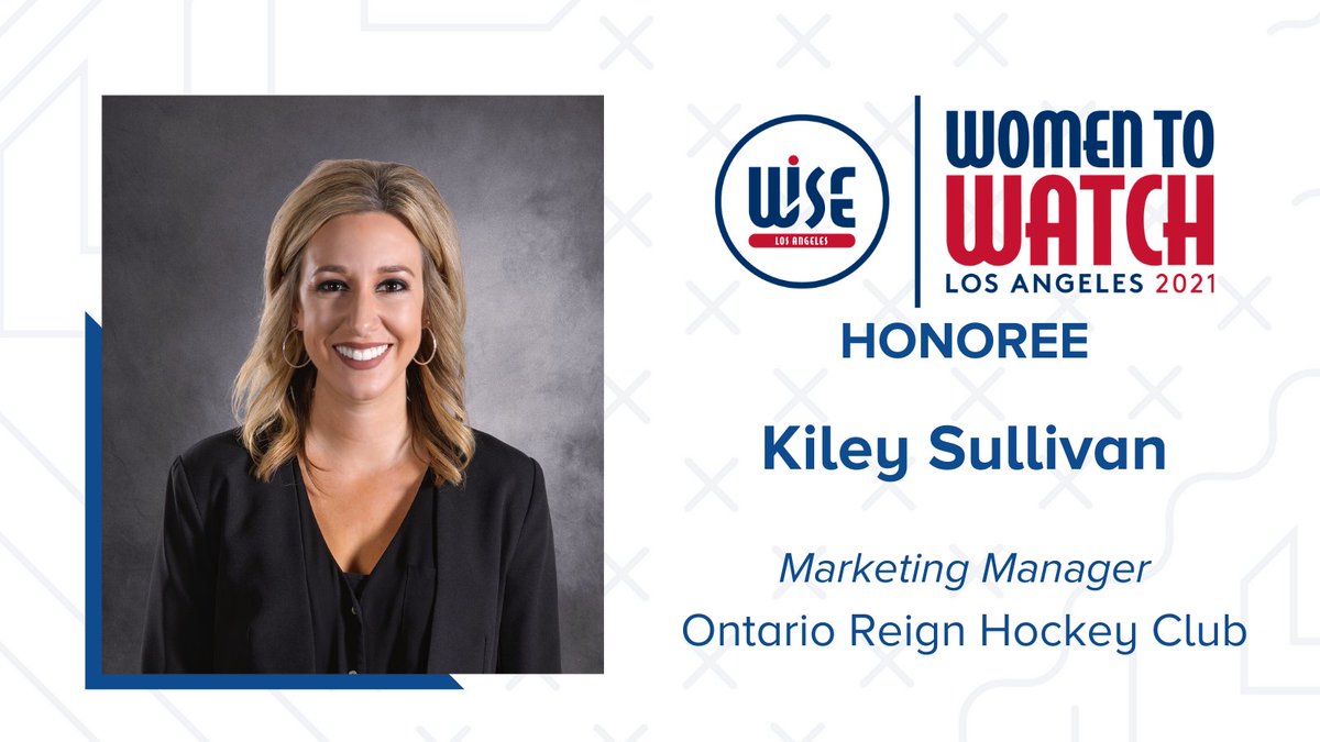 WISELosAngeles's tweet photo. Congrats to our Women to Watch honoree, @kiley_sullivan, Marketing Manager at the @ontarioreign! This award recipient was nominated by their peers and selected by WISE LA leadership. Join us March 31 from 5:30-6:30 PST for a virtual event celebrating the #W2W honorees! https://t.co/EHYi8SqFk5