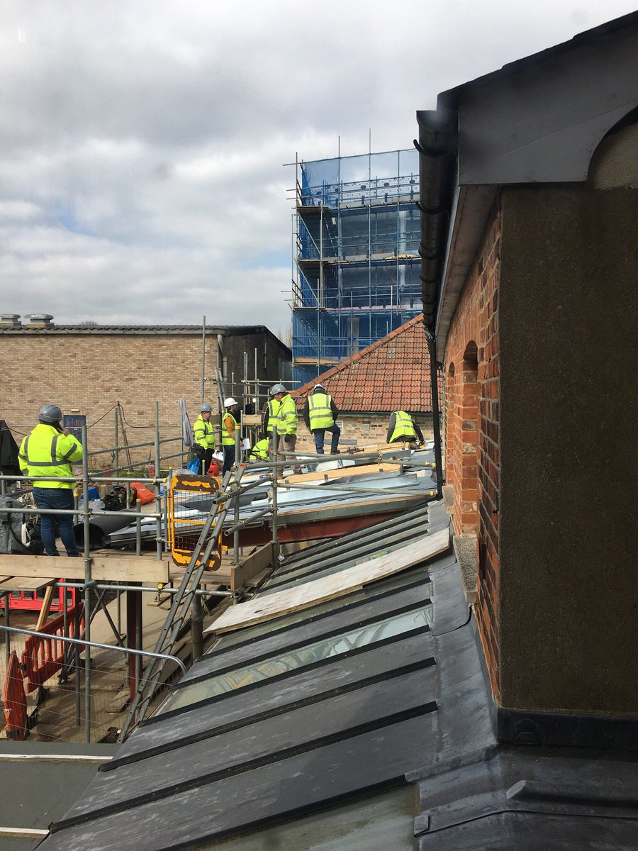 The roof of our new cafe <a href="/GH_Sudbury/">Gainsborough's House</a>