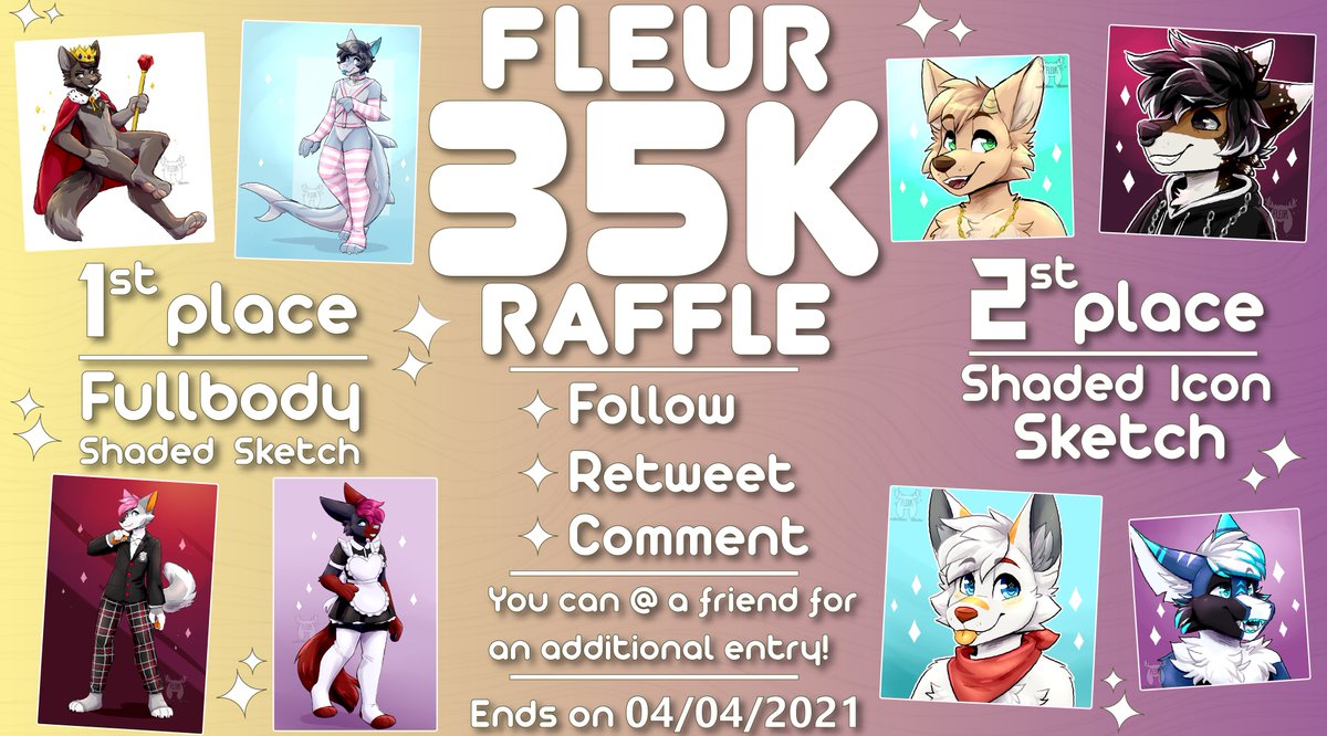 Raffle time! Good luck to everyone who enters! 
Thank you sooo much for 35K! This is a huge milestone 💛
