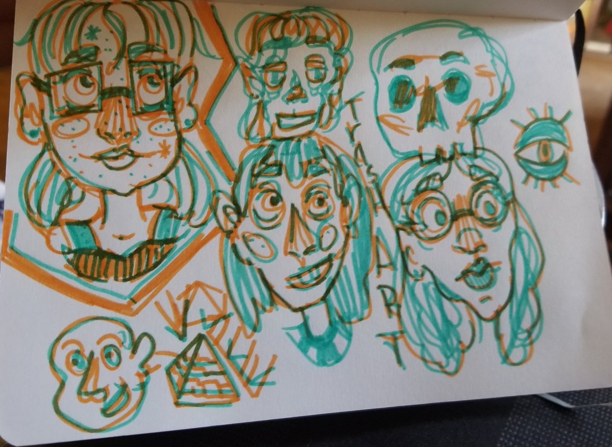 Some marker doodles -Sav
#art #markers #doodles #sketchbook